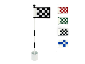 Golf Flag Sets(Six inch aluminum base)